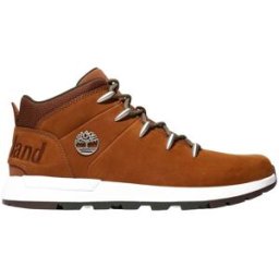 Timberland - Sneakers en cuir - Sprint Trekker Mid Lace Up Sneaker Saddle en Cuir - Taille 8,5 US - Marron