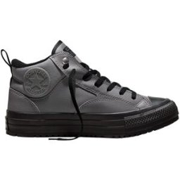 Converse - Chaussures déperlantes et chaudes - Chuck Taylor All Star Malden Street Boot Darker Grey/Black/Black en Cuir - Taille 42 - Gris