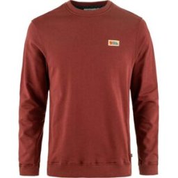 Fjall Raven - Sweat en coton organique - Vardag Sweater M Maroon en Coton - Taille M - Bordeaux