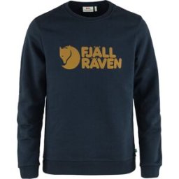 Fjall Raven - Sweat en coton biologique - Fjällräven Logo Sweater M Dark Navy en Coton - Taille L
