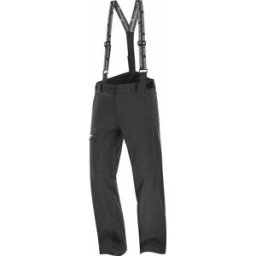 Salomon - Pantalon ski imperméable et en PrimaLoft® - Brilliant Pant M Deep Black - Taille S - Noir