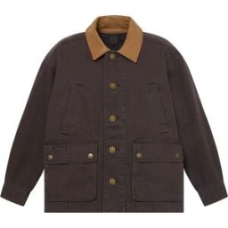 Timberland - Veste déperlante en coton - Field Coat Jacket Vintage Black en Nylon - Taille L - Marron