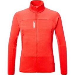 Millet - Polaire stretch en Polartec® Power Grid zippée - Fusion Grid Jkt M Paprika - Taille XL - Rose
