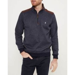 MCS - Sweat polaire indigo S