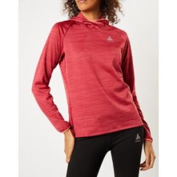 Odlo - Sweat à capuche Run Easy Warm rouge XS