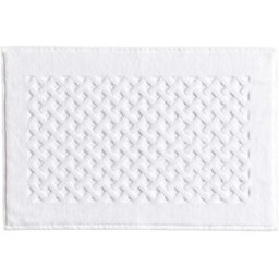 Bianco Perla - Tapis de bain en coton Elisa blanc - 40x60 cm OS