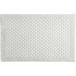 Bianco Perla - Tapis de bain en coton Elisa huître - 60x90 cm OS
