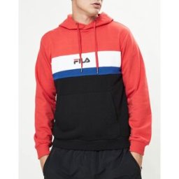 Fila - Sweat Radomir Hoody rouge/noir/blanc/bleu XS