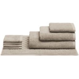 Bianco Perla - Ensemble de salle de bain en coton Elisa damar - 8 pièces OS