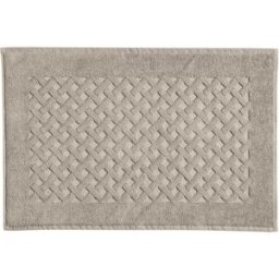 Bianco Perla - Tapis de bain en coton Elisa beige - 40x60 cm OS