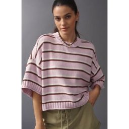 The Goldie Cotton Turtleneck Sweater par By Anthropologie taille: S