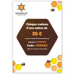 Apiculture.net - Matériel apicole français Chèque-cadeau 30€