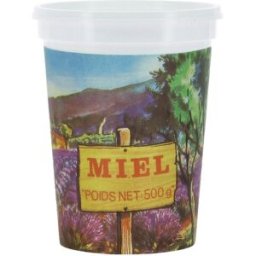 Apiculture.net - Matériel apicole français 280 pots traditionnels décor Lavande 500g