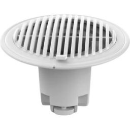 INF Siphon de Sol Anti-Odeur avec Noyau en Silicone - Anti-Refoulement & Anti-Insectes pour Cuisine & Salle de Bain Blanc