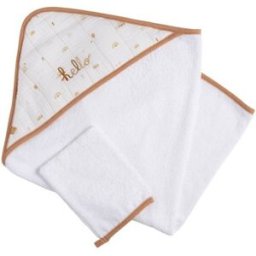 Sauthon Cape de bain et gant Sunlight