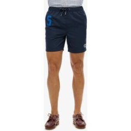 Superdry Homme Short de Bain Polo Recyclé 43 cm Bleu Marine Taille: M