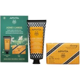 Apivita Crème mains hydratante intensive au miel, lot de 2