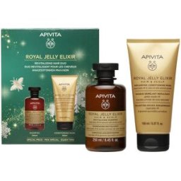 Apivita Ensemble Shampooing + APRÈS-SHAMPOOING Royal Jelly Elixir (2 pièces)