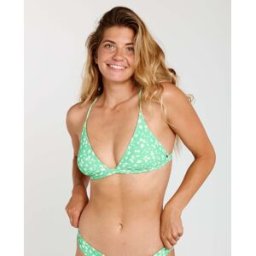 Rip Curl Haut de maillot de bain triangle dos croisé Surf Side Vert clair 2XS Female