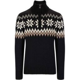Dale of Norway - Pull en laine m�rinos - Myking M Sweater Black Brown Offwhite en Laine - Taille M - Noir
