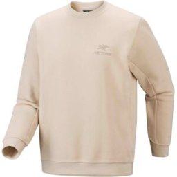 Arc'teryx - Sweat à col rond - Emblem Fleece Crew M Sea Salt en Coton - Taille S - Beige