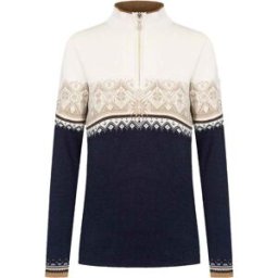 Dale of Norway - Pull en laine m�rinos - Moritz W Sweater Navy Bronze Beige Offwhite en Laine - Taille L