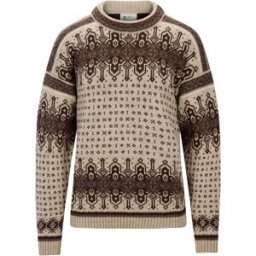 Dale of Norway - Pull décontracté en laine - Albertville M Sweater Birch Coffee en Laine - Taille L - Marron