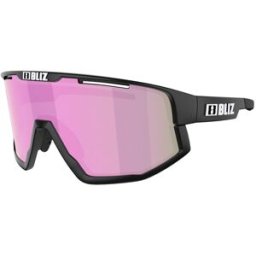 Bliz - Lunettes de soleil de sport - Fusion Small Matt Black Brown w Rose Multi - Noir