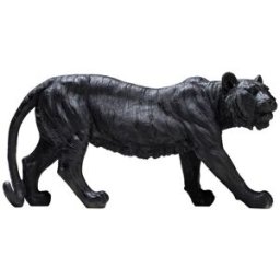 Statuette animal noir Ella
