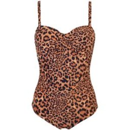 Pour Moi Maillot de bain Pour Moi Santa Monica gainant au ventre à bretelles amovibles animal FR 48 (EU 46)