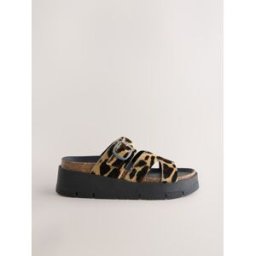 next Sandales à boucle et bride en cuir animal EU 35.5 (UK 3)