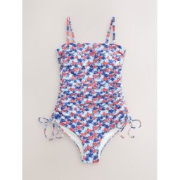 Next Maillot de bain Gainant Bandeau Ruched Leg bleu FR 36 (EU 34)