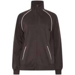 Long Tall Sally Sweat-shirt Long Tall Sally Pipe Detail à fermeture éclair Brun FR 48 Tall (EU 46 T)