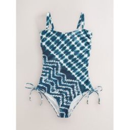 Next Maillot de bain imprimé DD Bandeau Tummy Control bleu 95 F