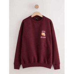Next Sweat-shirt graphique automnal rouge XXL (FR 54-56)