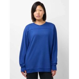 Sweaty Betty Sweaty Betty Sweat-shirt long après les cours à coutures apparentes bleu M (FR 42-44)
