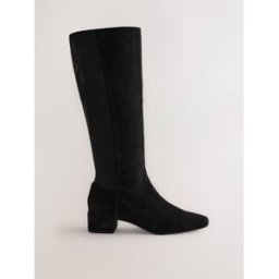 Next Bottes chaussettes en cuir Forever Comfort en daim à bout pointu Noir EU 39 (UK 6)