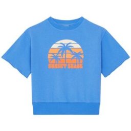 Hundred Pieces - Sweat col rond en coton Chris océan 16 A