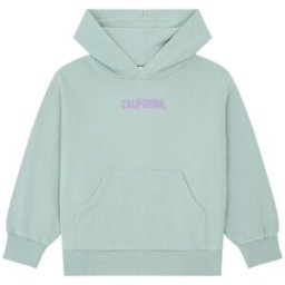 Hundred Pieces - Sweat zippé en coton Square vert d'eau 2/3A