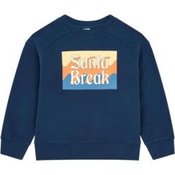 Hundred Pieces - Sweat col rond en coton Saul bleu 14 A