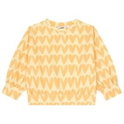 Hundred Pieces - Sweat col rond en coton mélangé Ronnie jaune pâle 2/3A