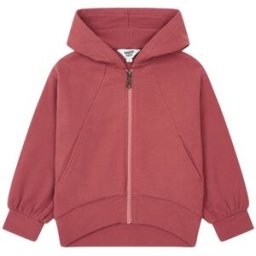 Hundred Pieces - Sweat zippé en coton Richie rose 12 A