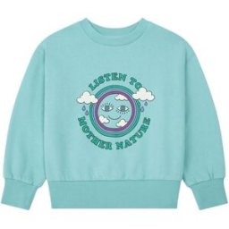 Hundred Pieces - Sweat col rond en coton Dolly sauge 16 A