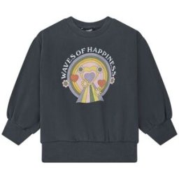 Hundred Pieces - Sweat col rond en coton mélangé Ronnie noir 2/3A
