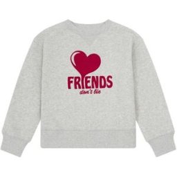 Hundred Pieces - Sweat col rond en coton Break gris chiné 4 A