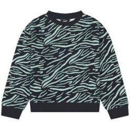 Hundred Pieces - Sweat col rond en coton Today vert kaki 2/3A