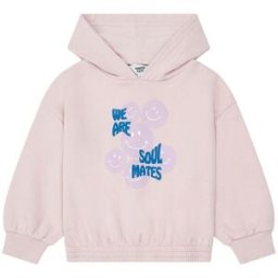 Hundred Pieces - Sweat capuche en coton Lazy rose pâle 16 A