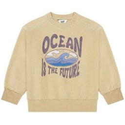 Hundred Pieces - Sweat col rond en coton Saul noisette 16 A