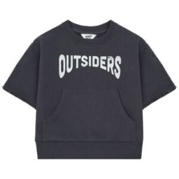 Hundred Pieces - Sweat col rond en coton Chris charbon 2/3A