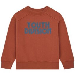 Hundred Pieces - Sweat col rond en coton Saul rouille 16 A